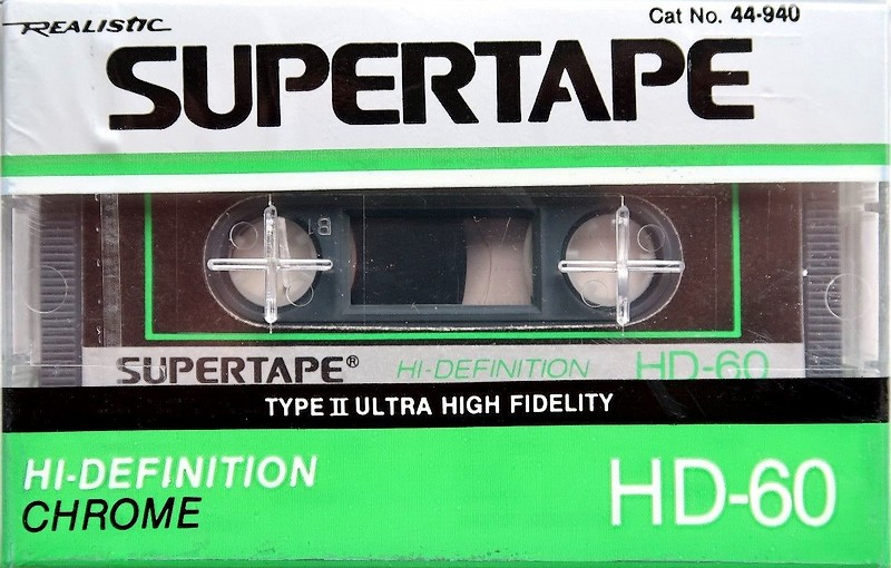 Compact Cassette: Realistic SUPERTAPE - HD 60