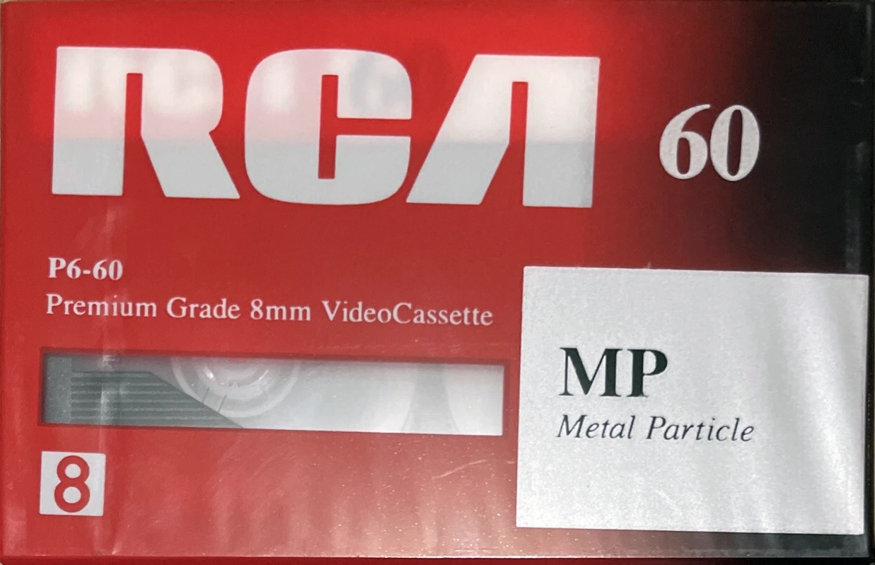 Video8, Hi8, Digital8 RCA 60 "MP" Type IV Metal 1990 USA