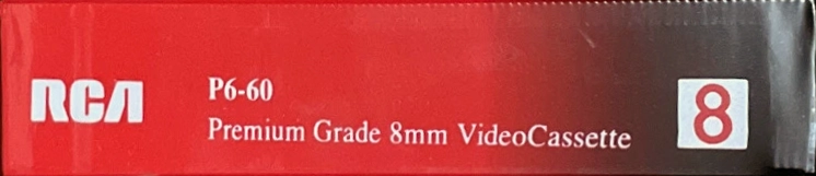 Video8, Hi8, Digital8 RCA 60 "MP" Type IV Metal 1990 USA