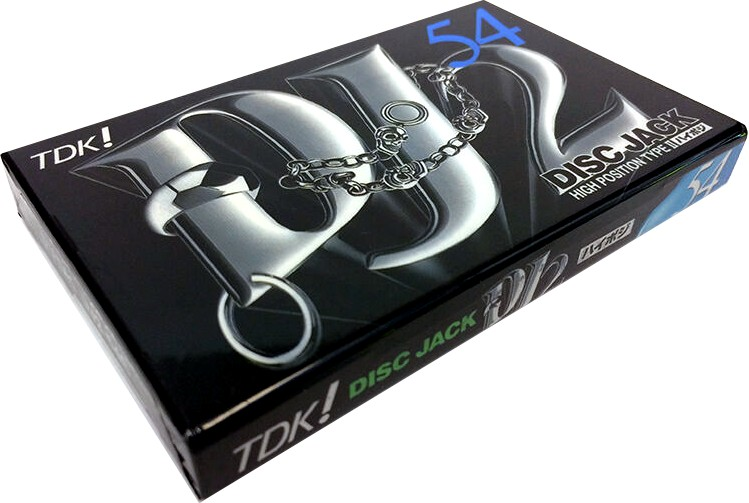 Compact Cassette TDK DJ2 Disc Jack 54 "DJ2-54S" Type II Chrome 1997 Japan