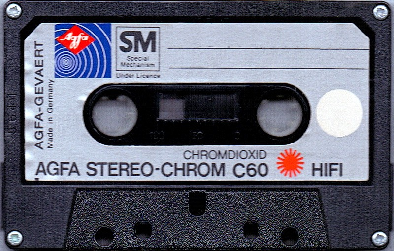 Compact Cassette AGFA Stereochrom 60 Type II Chrome 1978 Europe