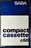 Compact Cassette Saba 60 Type I Normal Germany