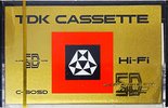 Compact Cassette TDK SD 60 Type I Normal 1968 Japan