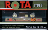 Compact Cassette ROTA RT-X 60 Type I Normal Thailand