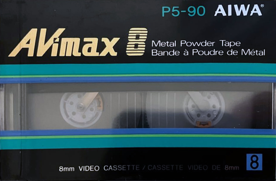 Video8, Hi8, Digital8 Aiwa AVimax 90 Type IV Metal 1983 Europe