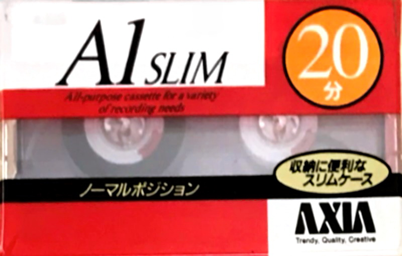 Compact Cassette AXIA A1 20 "A1SA20" Type I Normal 1993 Japan