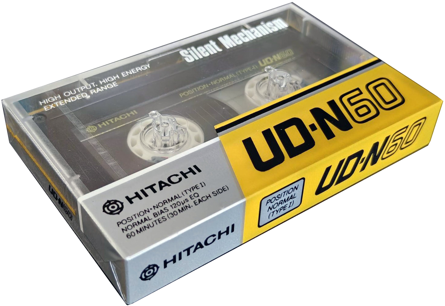 Compact Cassette Hitachi UD 54 "UD-N" Type I Normal 1987 Japan