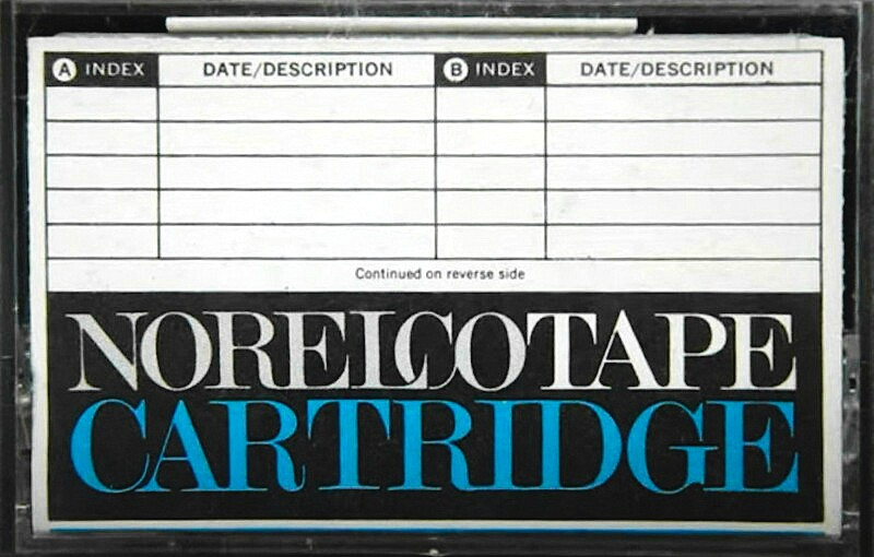 Compact Cassette Norelco 60 "Norelcotape Cartrige" Type I Normal 1964 USA