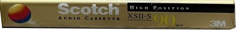 Compact Cassette Scotch XS II-S 90 Type II Chrome 1993 USA