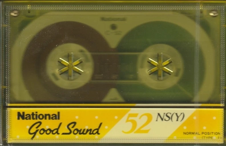Compact Cassette National NS 52 "RT-52NS (Y)" Type I Normal 1985 Japan