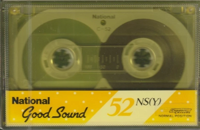 Compact Cassette National NS 52 "RT-52NS (Y)" Type I Normal 1985 Japan