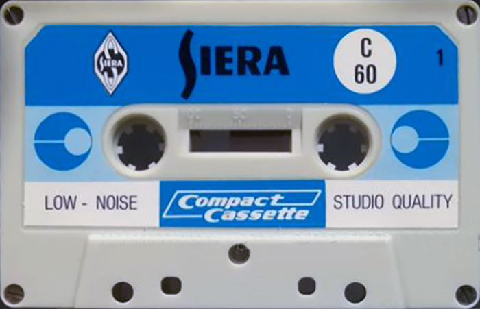 Compact Cassette Siera Studio Quality 60 Type I Normal 1970 Europe