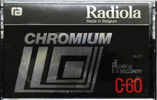 Compact Cassette Radiola Chromium 60 Type II Chrome 1978 Europe