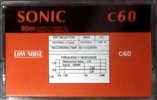 Compact Cassette Sonic 60 Type I Normal Unknown Country