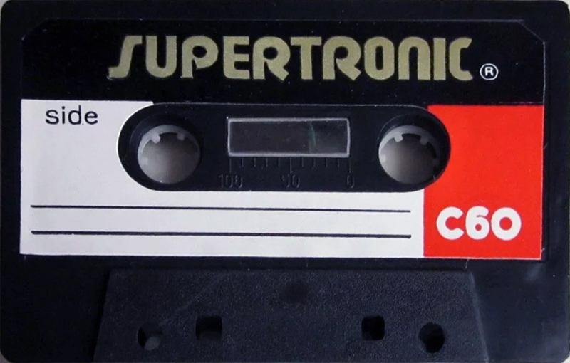 Compact Cassette Supertronic 60 Type I Normal Unknown Country