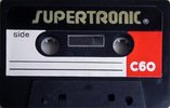 Compact Cassette Supertronic 60 Type I Normal Unknown Country