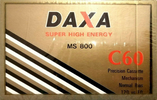 Compact Cassette Daxa 60 "MS 800" Type I Normal Unknown Country