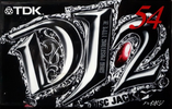 Compact Cassette TDK DJ2 Disc Jack 54 "DJ2-54A" Type II Chrome 1998 Japan