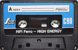 Compact Cassette Silver Sound High Energy 90 "Multibrand" Type I Normal 1983 Europe