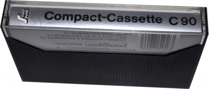 Compact Cassette Silver Sound High Energy 90 "Multibrand" Type I Normal 1983 Europe
