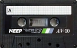 Compact Cassette KEEP AV 10 Type I Normal 1984 Japan