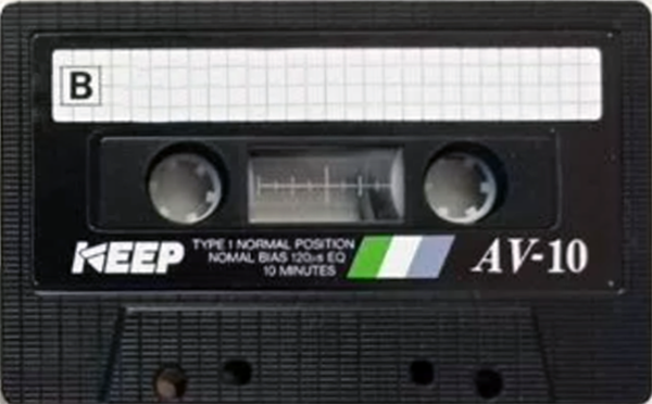Compact Cassette KEEP AV 10 Type I Normal 1984 Japan
