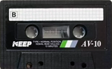 Compact Cassette KEEP AV 10 Type I Normal 1984 Japan