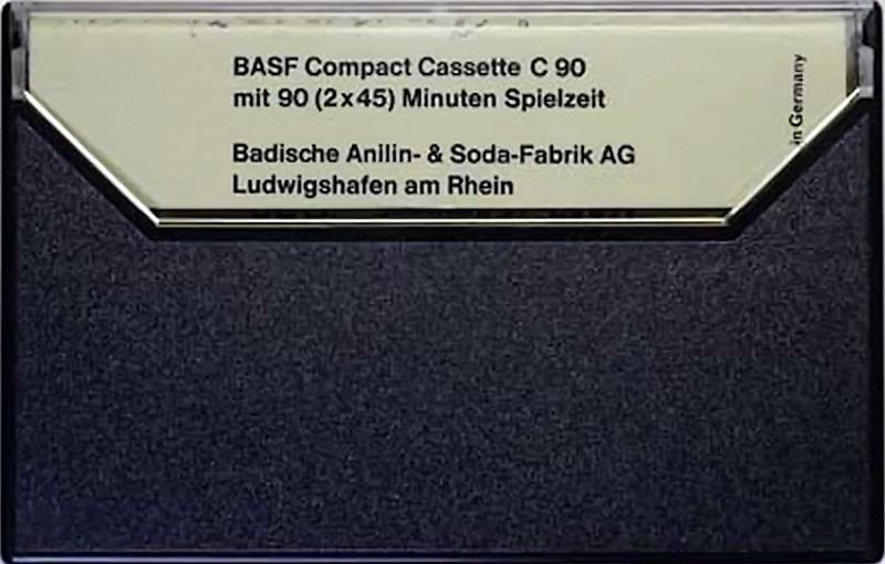 Compact Cassette BASF 90 Type I Normal 1968 Germany