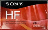 Compact Cassette Sony HF 60 "C60HFR" Type I Normal 2008 North America
