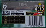 Compact Cassette Sony UX-S 60 Type II Chrome 1999 Europe