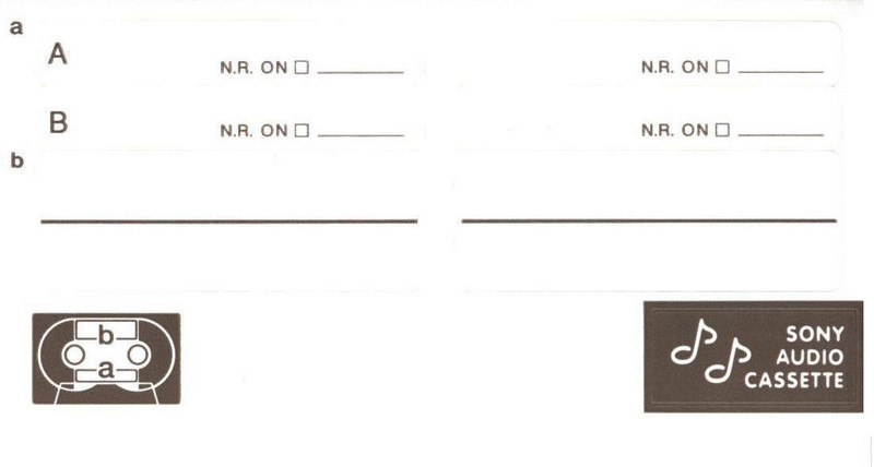 Compact Cassette Sony UX-S 60 Type II Chrome 1999 Europe