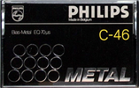 Compact Cassette Philips Metal 46 Type IV Metal 1978 Europe