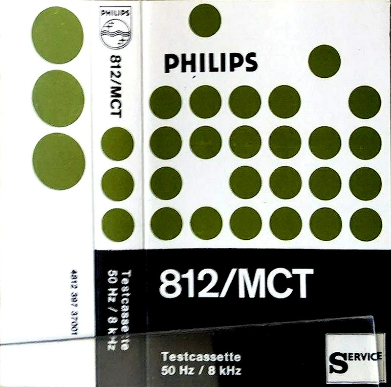 Compact Cassette Philips 812 MCT Test Cassette 1972 Europe
