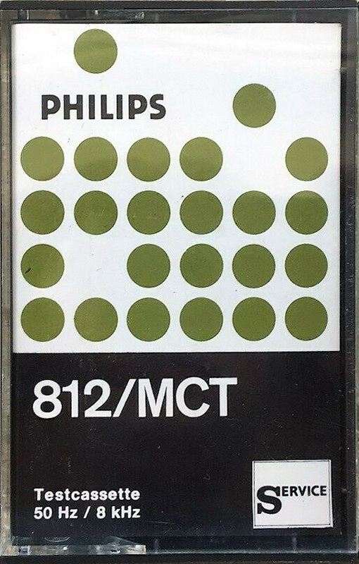 Compact Cassette Philips 812 MCT Test Cassette 1972 Europe