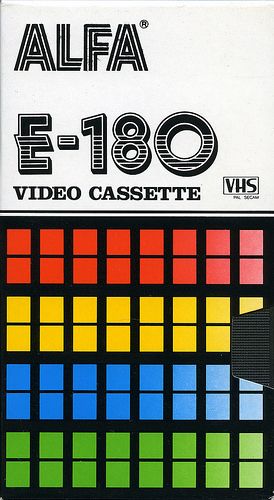 VHS, Video Home System Alfa 180 Type I Normal 1985 Europe