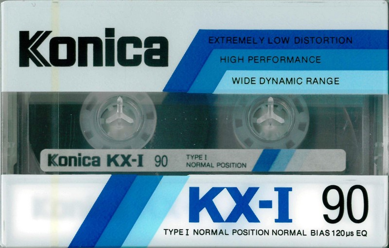 Compact Cassette Konica KX-I 90 Type I Normal 1987 Japan