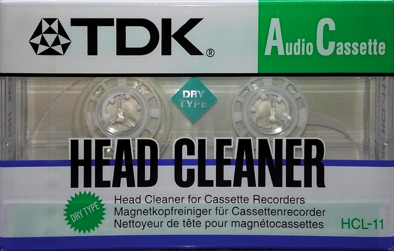 Compact Cassette TDK "HCL-11" Cleaning Cassette 1987 Europe