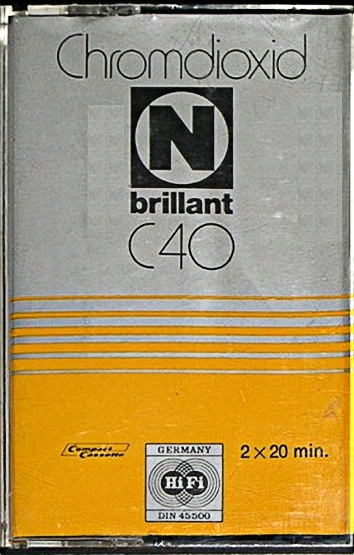 Compact Cassette Neckermann Brilliant 40 Type II Chrome 1977 Germany