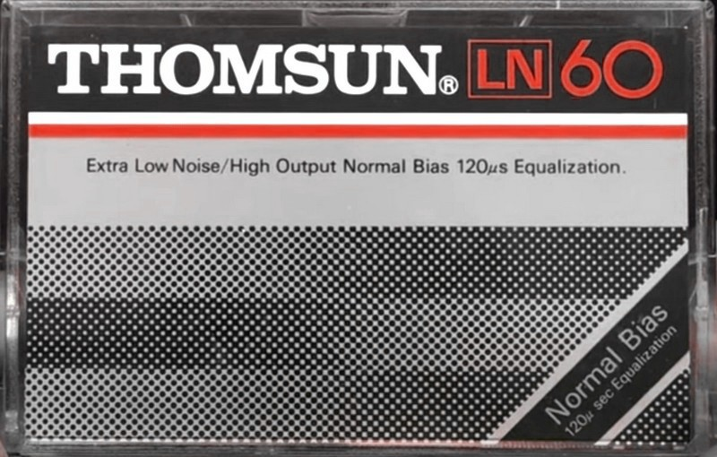 Compact Cassette Thomsun LN 60 Type I Normal Worldwide