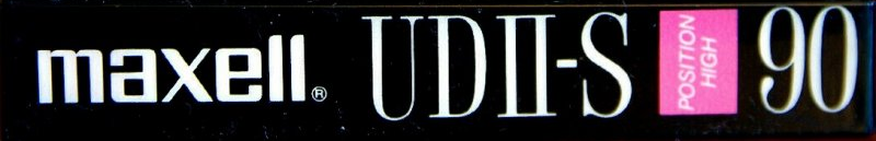 Compact Cassette Maxell UDII-S 90 Type II Chrome 1988 Japan