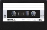 Compact Cassette Sony CD-α 60 Type II Chrome 1978 Germany