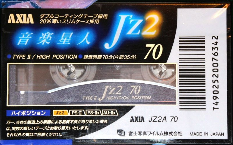 Compact Cassette: FUJI AXIA - J`z 2 70