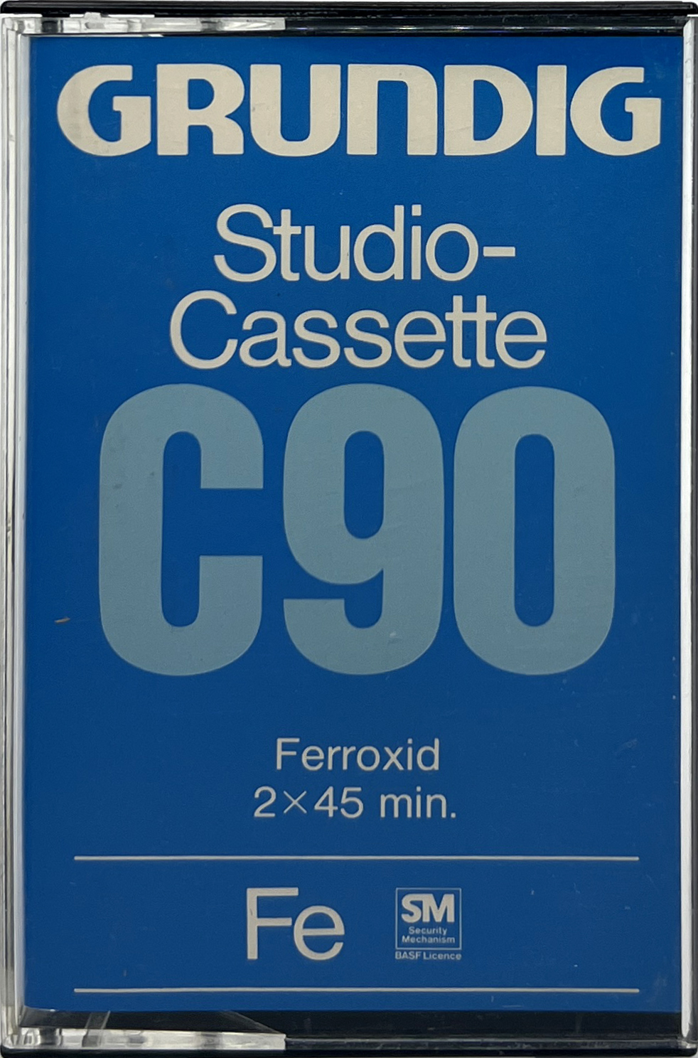 Compact Cassette Grundig Studio-Cassette 90 Type I Normal 1976 Germany