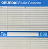 Compact Cassette Grundig Studio-Cassette 90 Type I Normal 1976 Germany