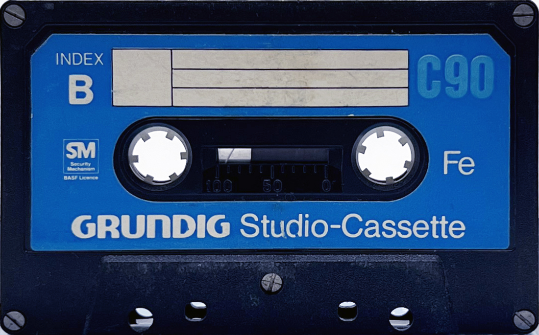 Compact Cassette Grundig Studio-Cassette 90 Type I Normal 1976 Germany