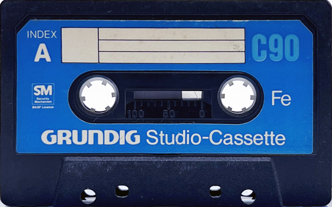 Compact Cassette Grundig Studio-Cassette 90 Type I Normal 1976 Germany