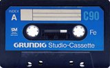 Compact Cassette Grundig Studio-Cassette 90 Type I Normal 1976 Germany