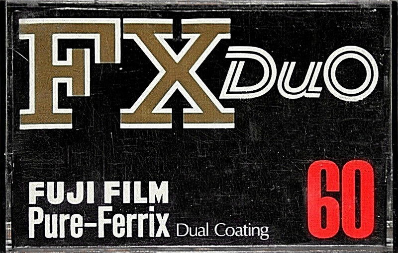 Compact Cassette Fuji Film FX Duo 60 Type I Normal 1974 Japan