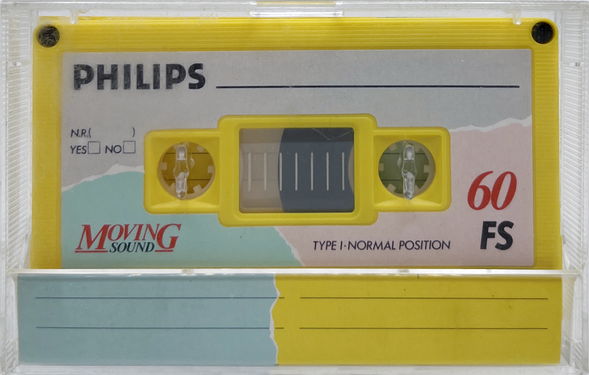 Compact Cassette Philips FS 60 "Moving Sound" Type I Normal 1986 Europe