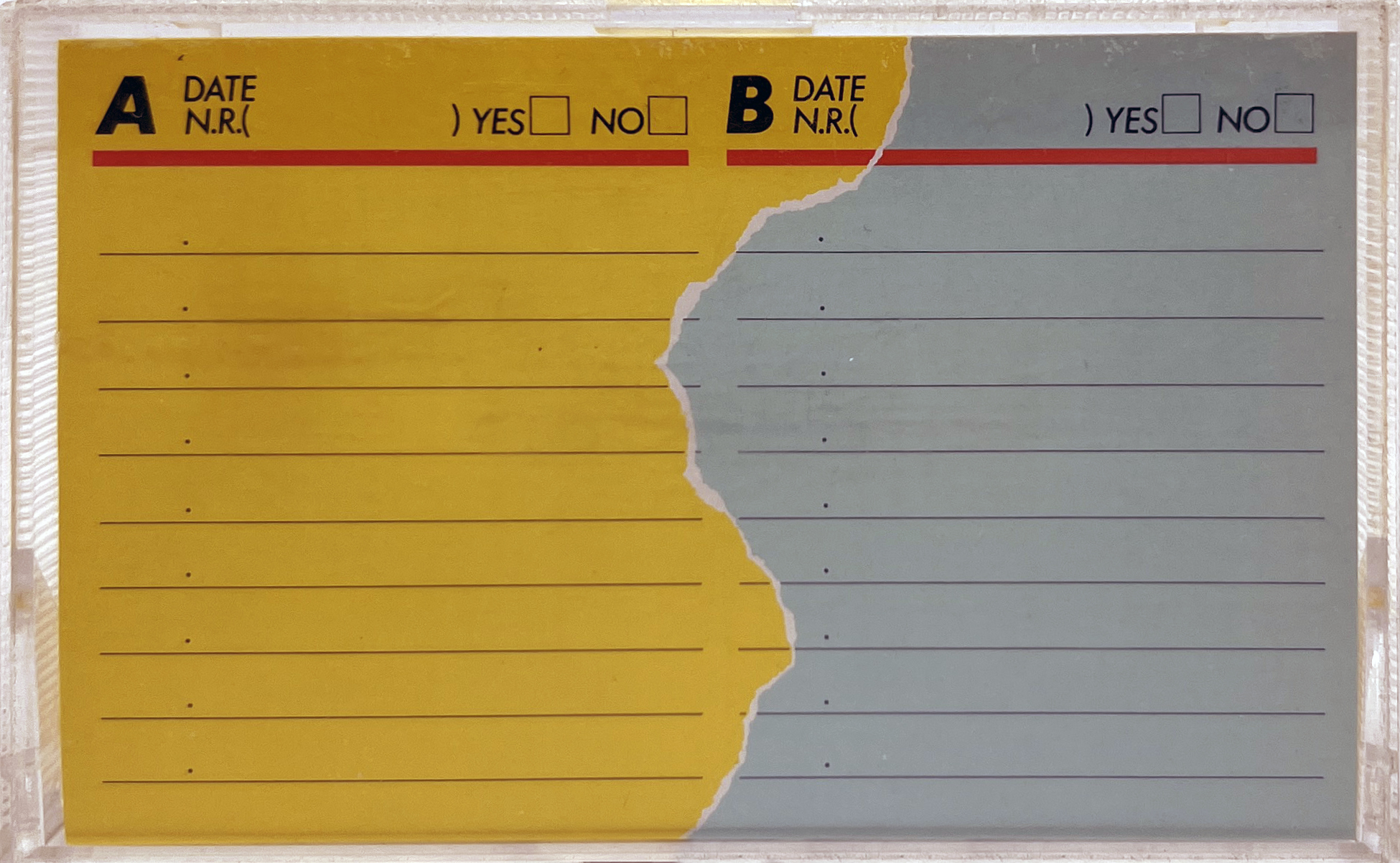 Compact Cassette Philips FS 60 "Moving Sound" Type I Normal 1986 Europe